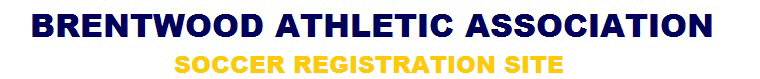 Brentwood Athletic Association banner
